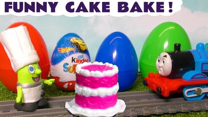 Funny Funlings Cake Bake Learn Colors & Learn English with Thomas and Friends Surprise Eggs in this Family Friendly Full Episode English Story for Kids
