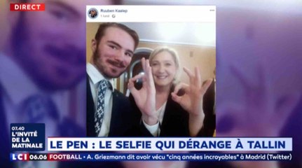Le selfie polémique de Marine Le Pen - ZAPPING ACTU DU 15/05/2019