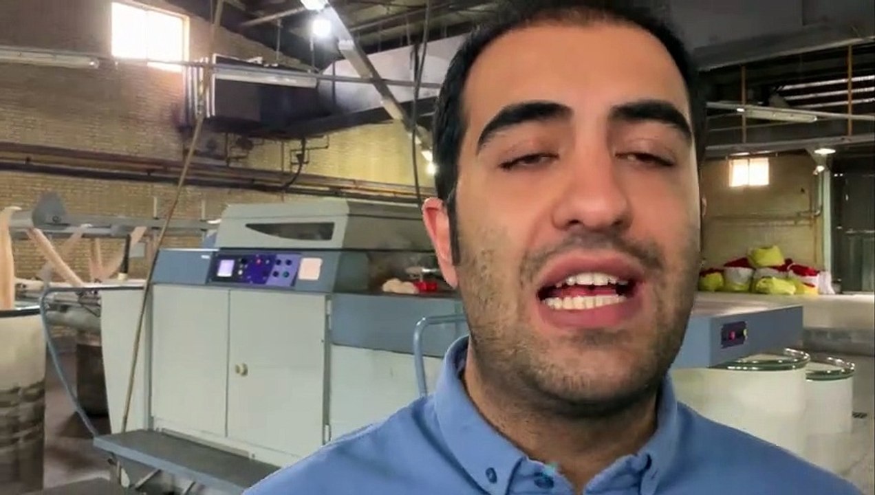 دستگاه چندلاکنی در خط تولید نخ اکریلیک