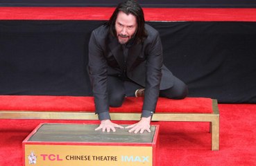 Keanu Reeves immortalised at TCL Chinese Theatre