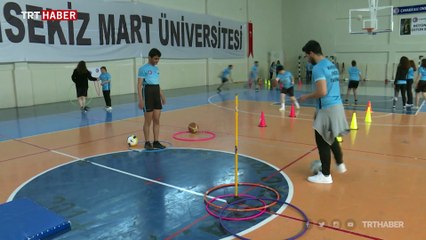 Spor akademisyenlerinin engelli çocuklara özel projesi