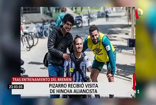 Claudio Pizarro tuvo emotivo encuentro con hincha de Alianza Lima en Alemania