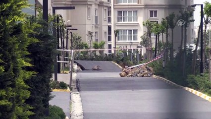 Başakşehir'de istinat duvarının çökmesi - İSTANBUL
