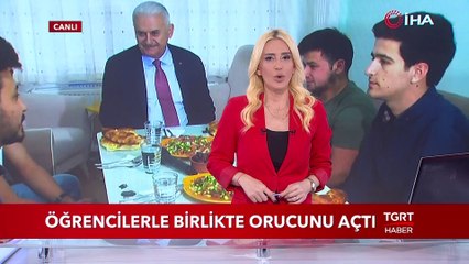 Binali Yıldırım Gençlerin İftar Davetini Kabul Etti