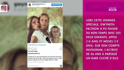 Gwyneth Paltrow : sa ressemblance avec ses deux enfants dévoilée dans une photo