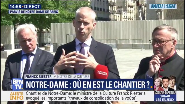 Le ministre de la Culture juge l'arrêt de la collecte de dons pour Notre-Dame beaucoup trop prématurée