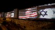 Pour le 1er anniversaire du transfert à Jérusalem de l'ambassade des États-Unis, le drapeau américain projeté sur les murs de la vieille ville