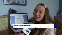 D!CI TV : Lauralie, 12 ans, lauréate du prix du concours de la Société des poètes français