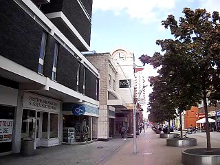 The Belfry Shopping Centre Clock in Redhill High Street 14th September 2011