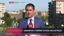 Yüksekova'da Gerçekleştirilen Operasyonda 5 Terörist Etkisiz Hale Getirildi