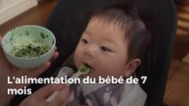 L'alimentation du bébé de 7 mois