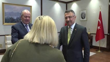 Cumhurbaşkanı Yardımcısı Oktay, Aso Başkanı Özdebir'i Kabul Etti