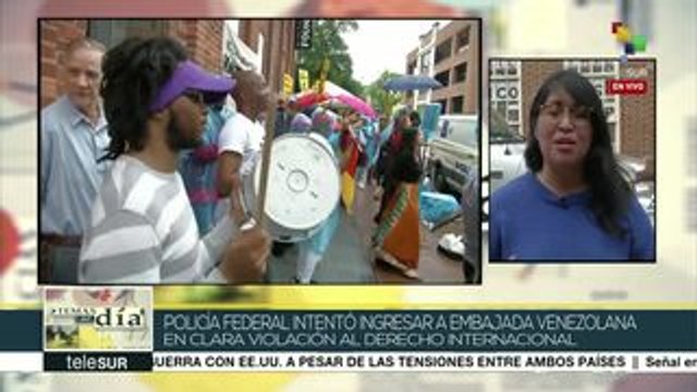 Viola EEUU derecho internacional al irrumpir en embajada de Venezuela