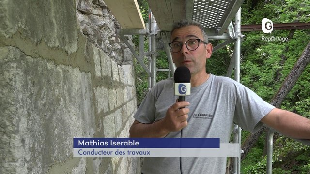 Reportage - Rénovation d'un mur de la Bastille