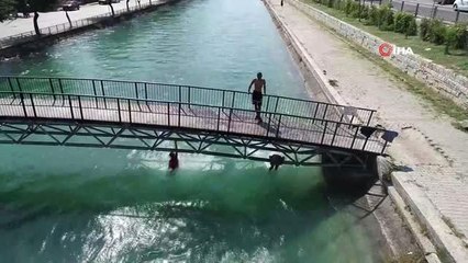 Termometrelerin 45 Dereceyi Gösterdiği Adana'da Sulama Kanallarında Tehlikeli Serinlik Havadan...