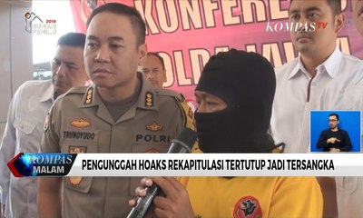 Polisi Tangkap Pengunggah Hoaks Rekapitulasi Tertutup