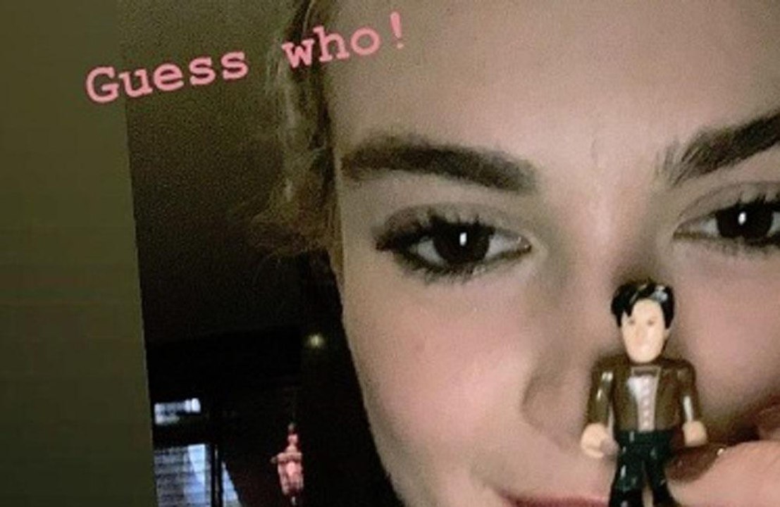 Lily James travelling Europe with 'pocket sized' Matt Smith