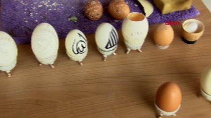 Yumurta Kabuğunda 8 Bin 400 Delik Açtı