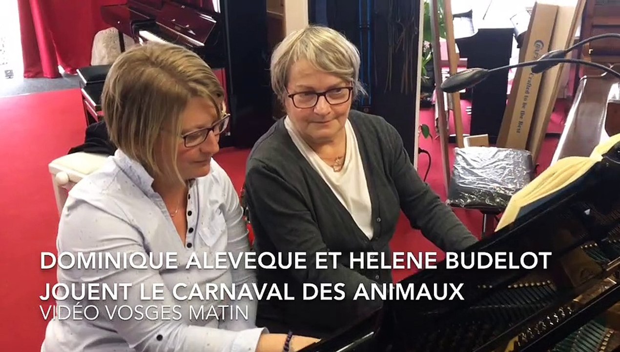 Vidéo. Un extrait du Carnaval des Animaux de Sainnt-Saëns joué par deux enseignantes de l'école de musique de Remiremont