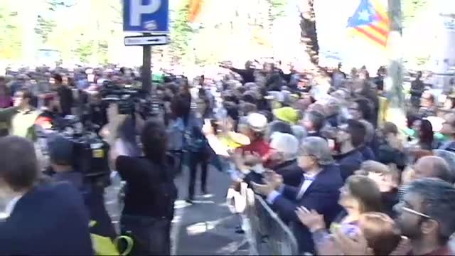 Torra declara en el TSJC investigado por un delito de desobediencia