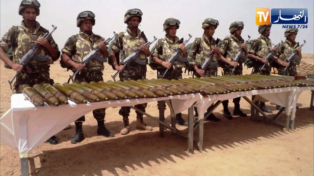 دفاع: كشف مخبأ للذخيرة يحتوي على قذائف هاون وأسلحة ثقيلة بتمنراست