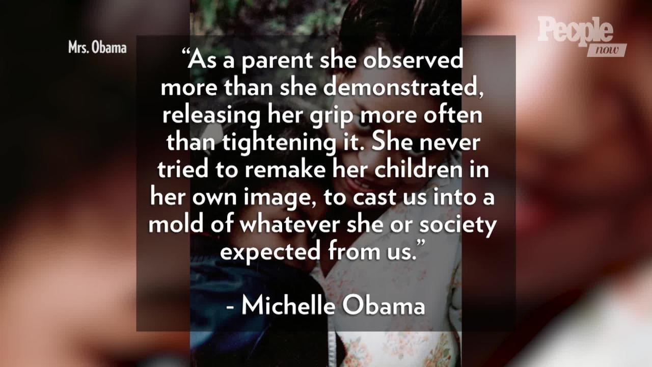 Michelle Obama: It's Up to Us as Mothers to Give Girls the Support That Keeps Their Flame Lit