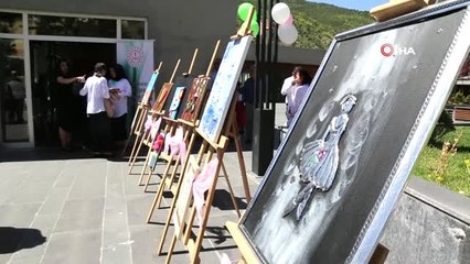 Gümüşhane'de Özel Öğrencilerden Özel Sergi