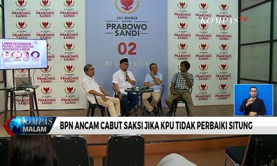 BPN Ancam Cabut Saksi Jika KPU Tidak Perbaiki Situng