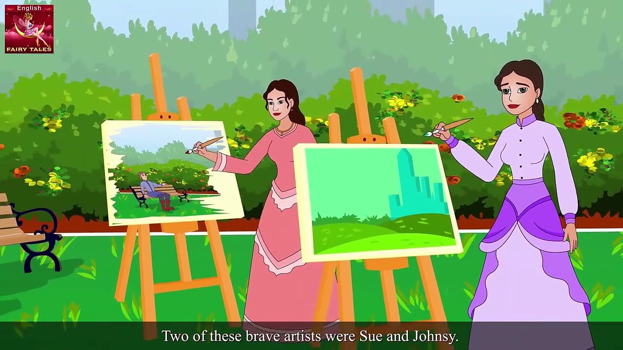 Last Leaf In English Story English Fairy Tales Video Dailymotion