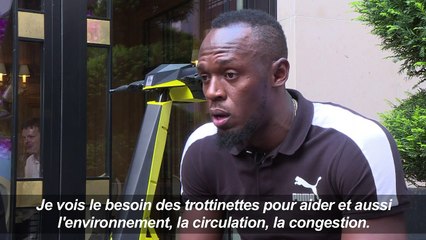 Usain Bolt prête son nom à une trottinette électrique