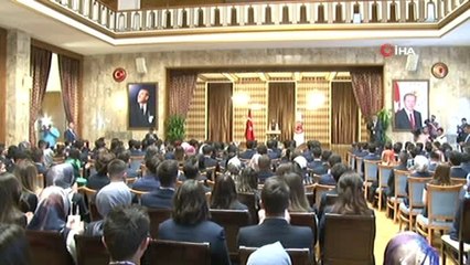 Mustafa Şentop TBMM'ye 81 İl ve Yurtdışından Gelen Gençleri Kabul Etti