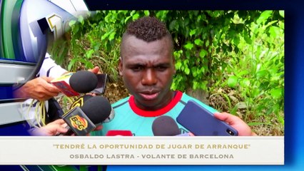 Osbaldo Lastra será titular en el partido de mañana ante Mineros por Copa Ecuador