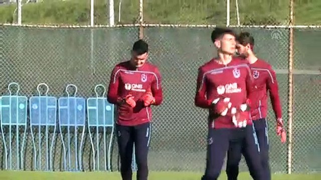 Trabzonspor, Beşiktaş maçı hazırlıklarını sürdürdü - TRABZON
