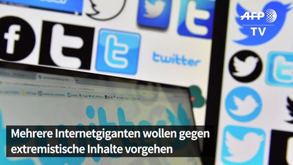 Internet-Giganten wollen gegen extremistische Inhalte vorgehen