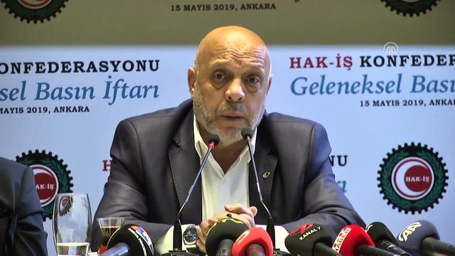 Hak-İş Başkanı Arslan: 'Filistinli kardeşlerimizle dayanışma içerisindeyiz' - ANKARA