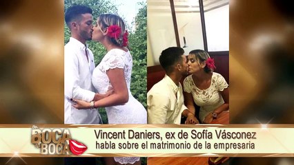 Vicent Daniers le envía bendiciones a Sofia Vásconez