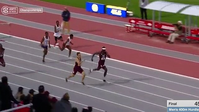 L’incroyable plongeon de l’athlète Infinite Tucker pour gagner une course