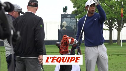 Au practice avec Tiger Woods - Golf - USPGA