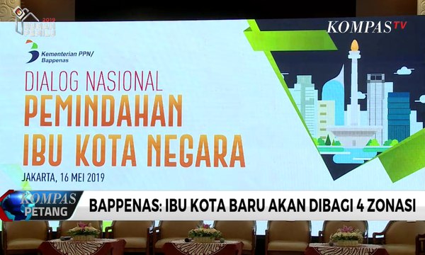 Bappenas: Ibu Kota Baru Akan Dibagi 4 Zona