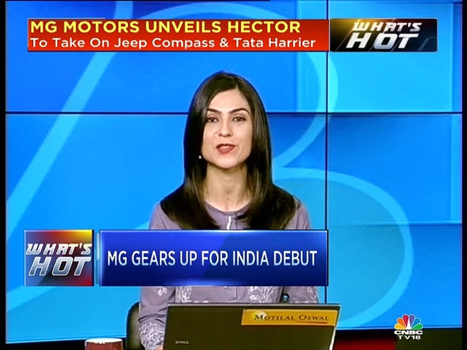 MG Motor unveils Hector, India's first 'internet car'