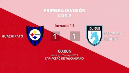 Huachipato-Deportes Iquique Jornada 11 Primera Chile 05-05-2019_00-00