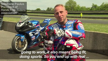 Disabilities no barrier for motorcyclists on the race track