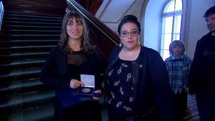 Geneviève Jodoin honorée à l'Assemblée nationale