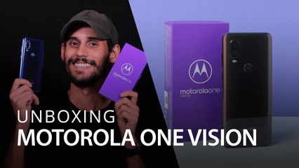 NOVO MOTOROLA ONE VISION [UNBOXING]