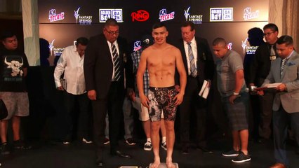 Genaro Gamez Weigh In