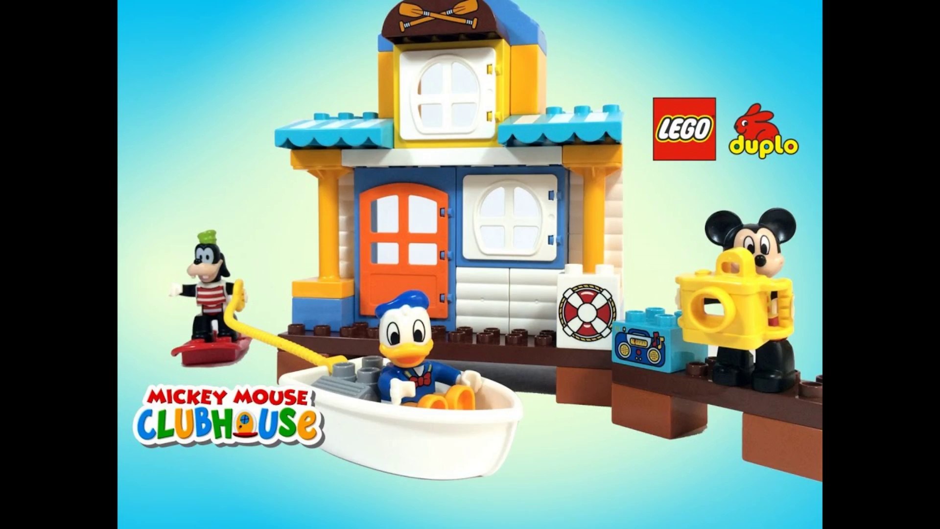 Lego Duplo Mickey Mouse Clubhouse Beach House 10827 - Unboxing Demo Review  - video Dailymotion
