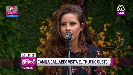 Camila Gallardo en 'Mucho gusto' - Mega (Chile, 2016)
