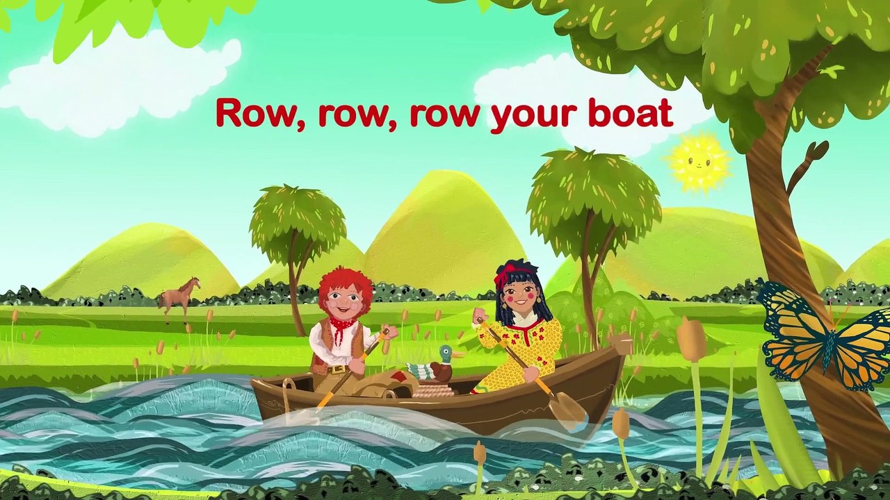 Learn Nursery Rhymes with Rosie and Jim | Rosie & Jim Row Row Row Your Boat | Learning for Kids