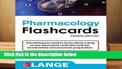 Full version  Lange Pharmacology Flashcards, Fourth Edition  For Kindle