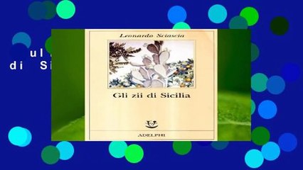Full E-book  Gli zii di Sicilia  For Kindle